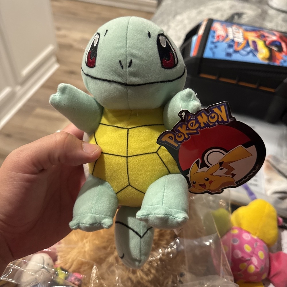 Official License 9" Pokémon Squirtle Plush Stuffed Animal Toy Factory 2017 #Bin5